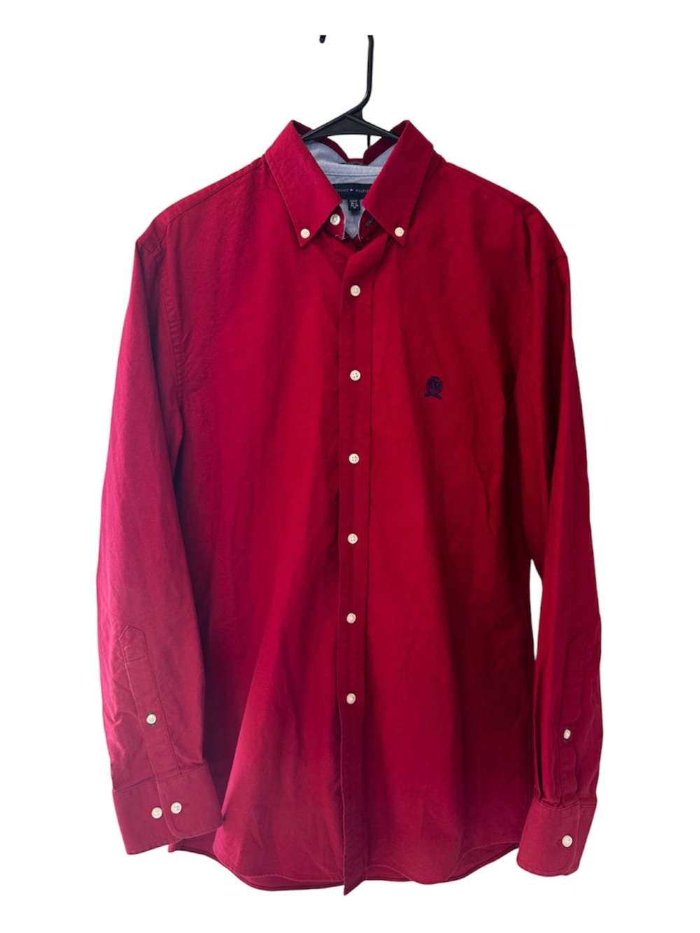 Modern Archive Tommy Hilfiger Heritage Oxford Slim Fit Red Button Down Shirt M